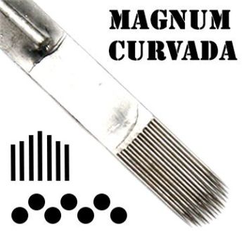 AKIRA Curved Magnum Needles; 0.35mm. (50 units).
