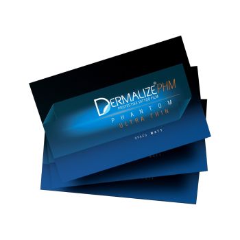 DERMALIZE PHANTOM. Pack of 7 Pre-Cut Sheets of Ultra-Thin Protective Tattoo Film - 15 x 10 cm